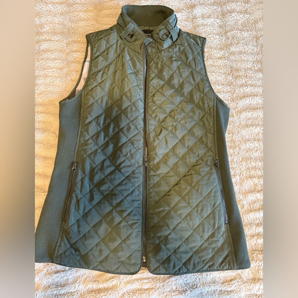 41 Hawthorn Quilted Olive Vest